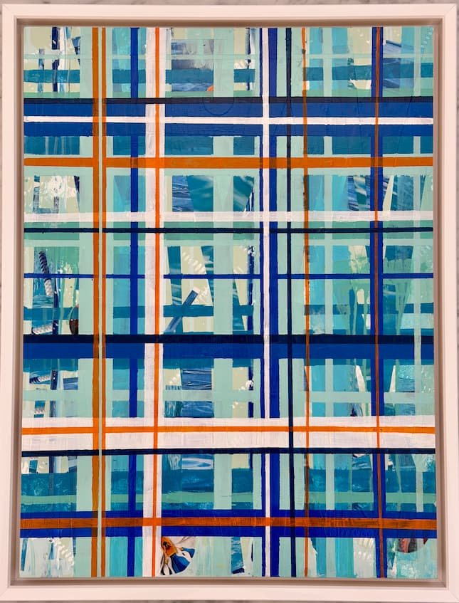 "Pool Party Plaid" by Meg MacLeod