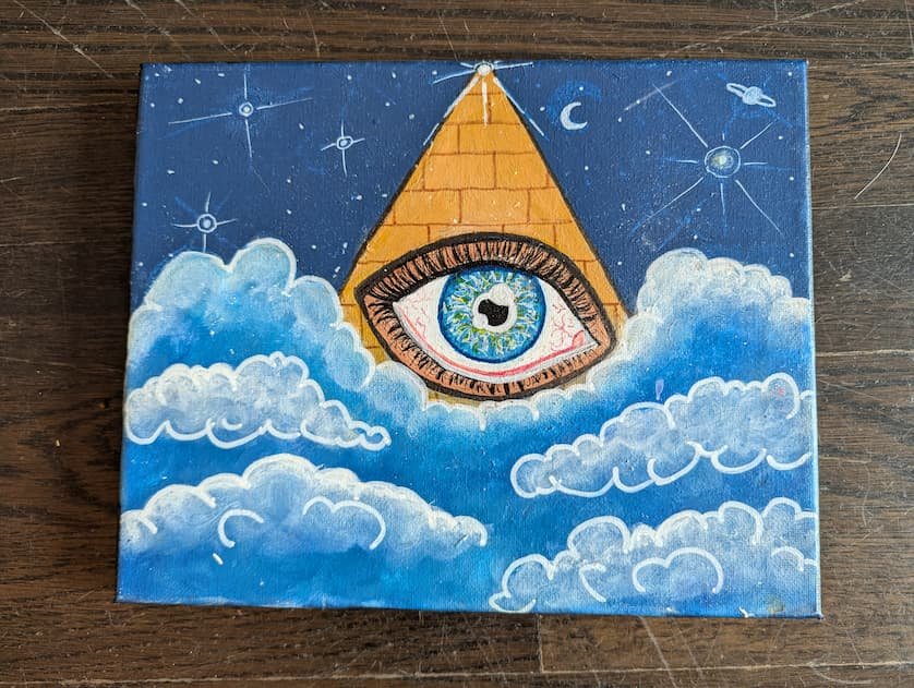 Art Piece "Eye In The Sky"